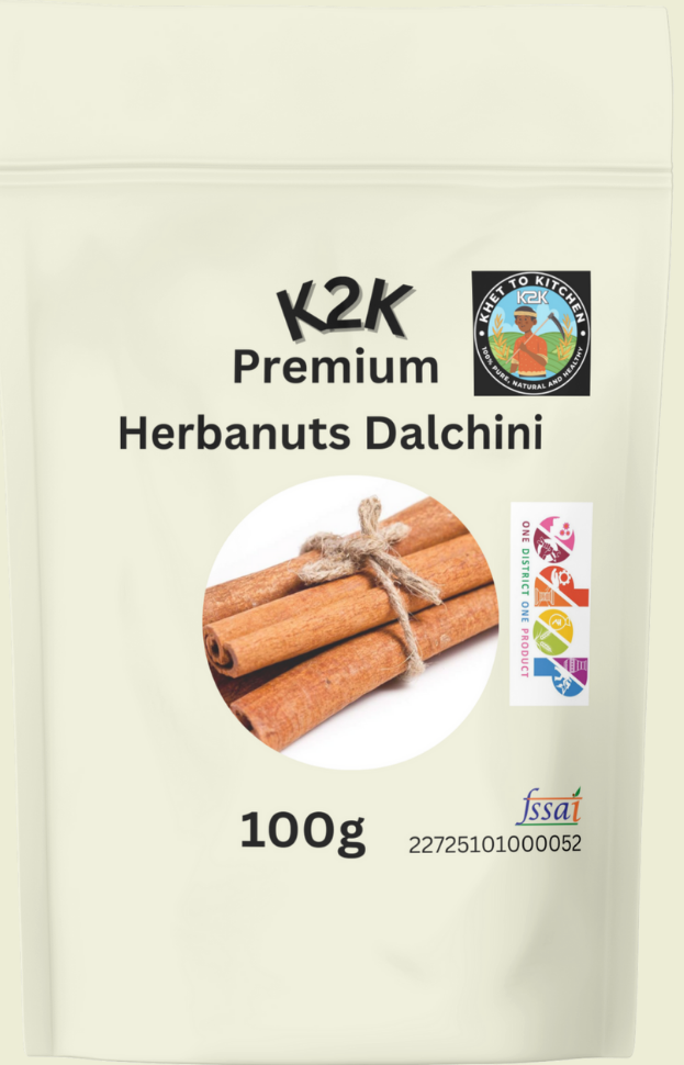 Herbanuts Dalchini (Cinnamon Sticks) 100g